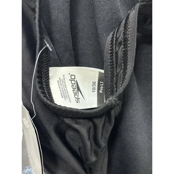 Speedo Women's Super ProLT One Piece Swimsuit Black Size 10 US 36 EU Durable Pro - Picture 7 of 12